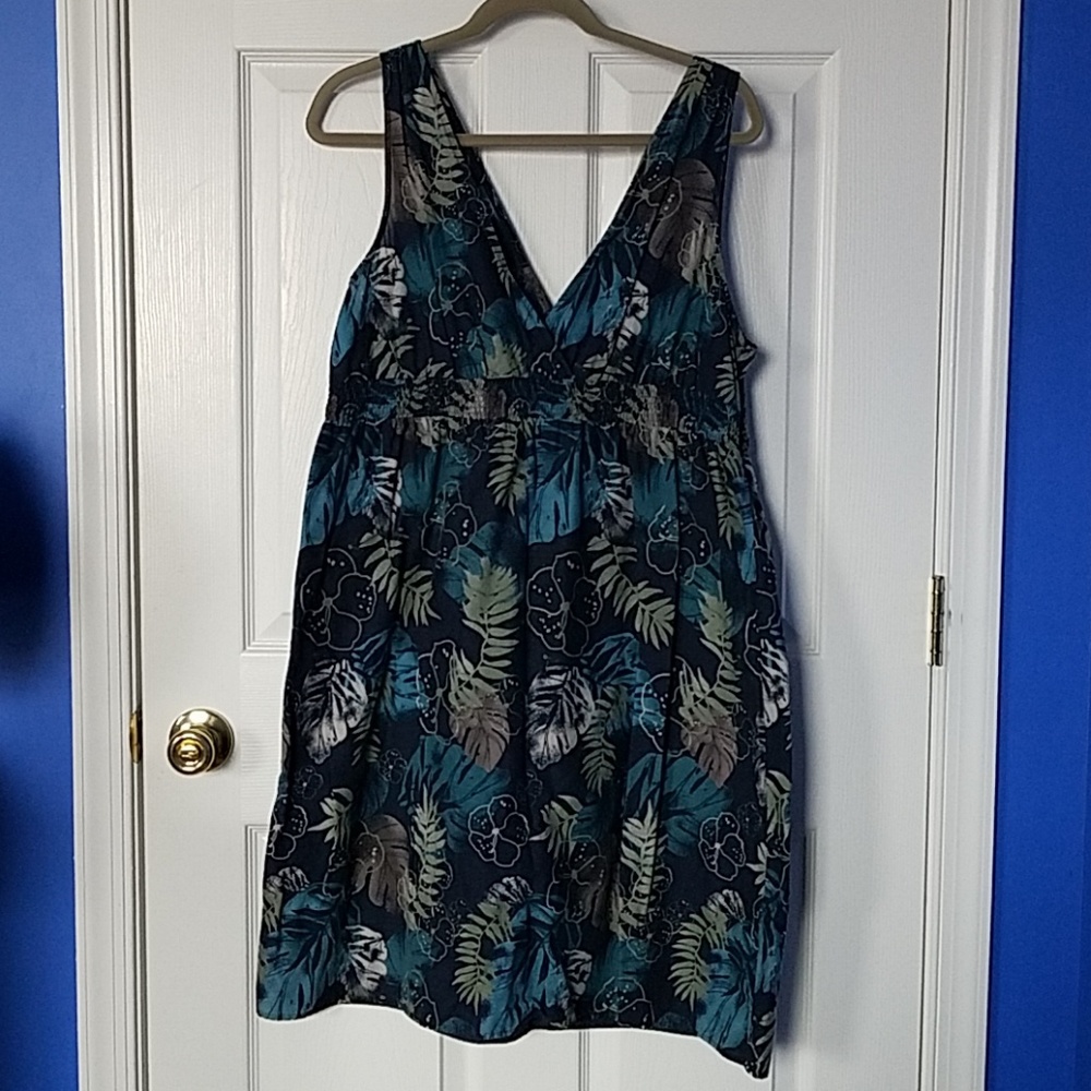 Sonoma V-Neck Lined Cotton Dress